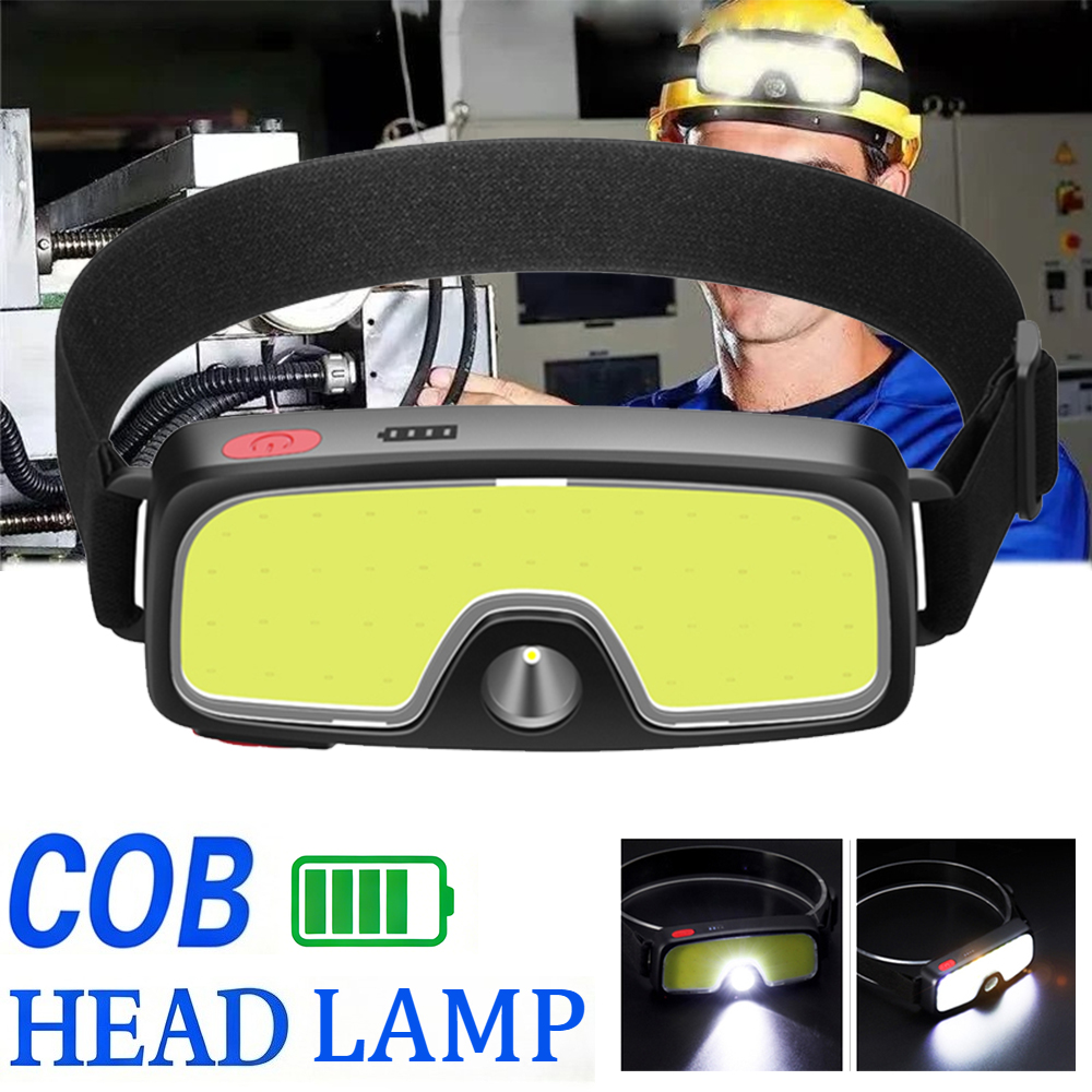 Powerful COB Headlamp Type-c/U - đánh giá và giá Fish Finder Battery