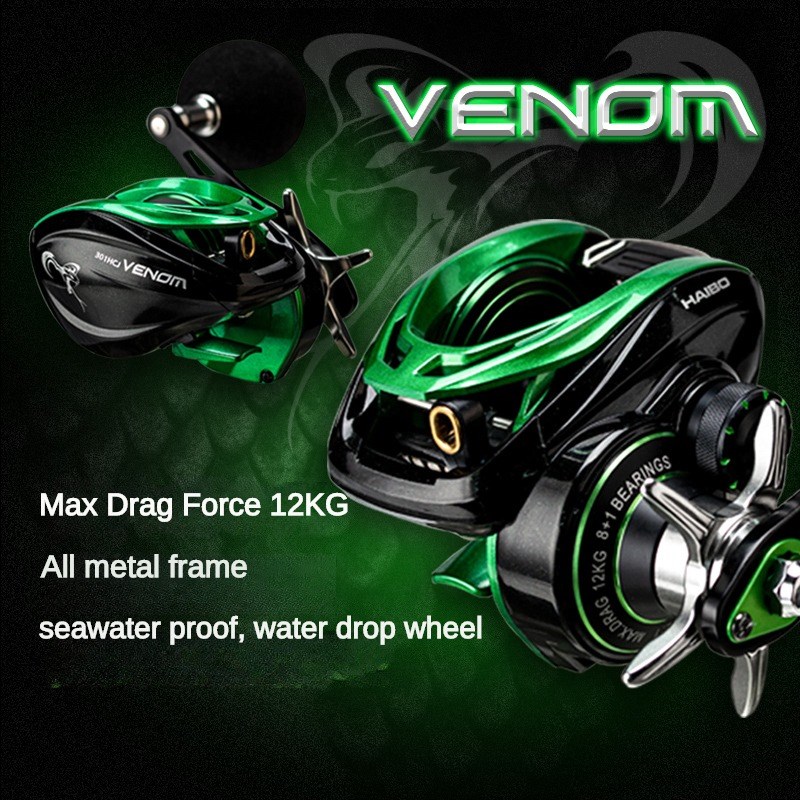 HAIBO VENOM Anti-saltwater Fis - đánh giá và giá Abu Garcia Reel Max