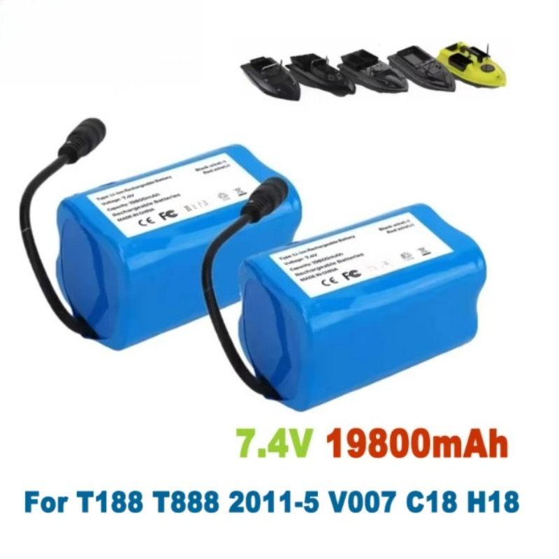 7.4V 19800mAh Battery with USB - đánh giá và giá Fish Finder Charger