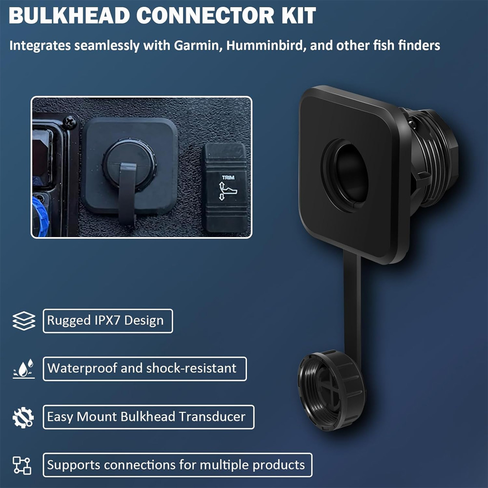 LiveScope™Bulkhead Connector K - đánh giá và giá Fish Finder Transducer