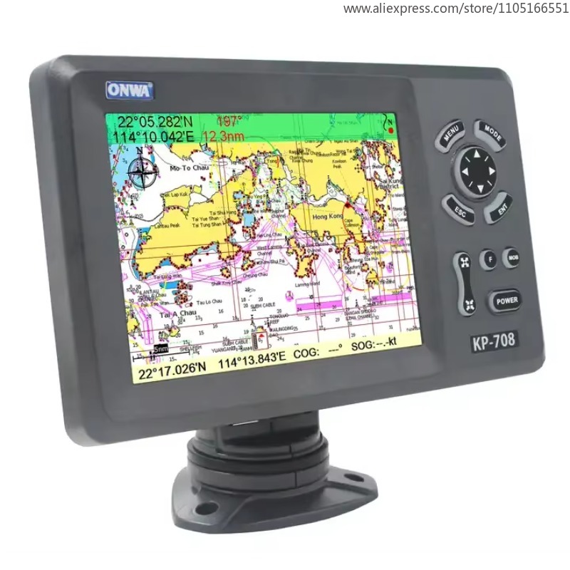 KP-708 7-inch Marine GPS Navig - đánh giá và giá Fish Finder Gps