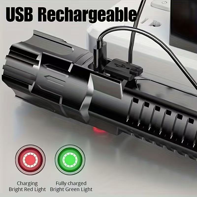 New High-power Led Flashlight  - đánh giá và giá Fish Finder Battery