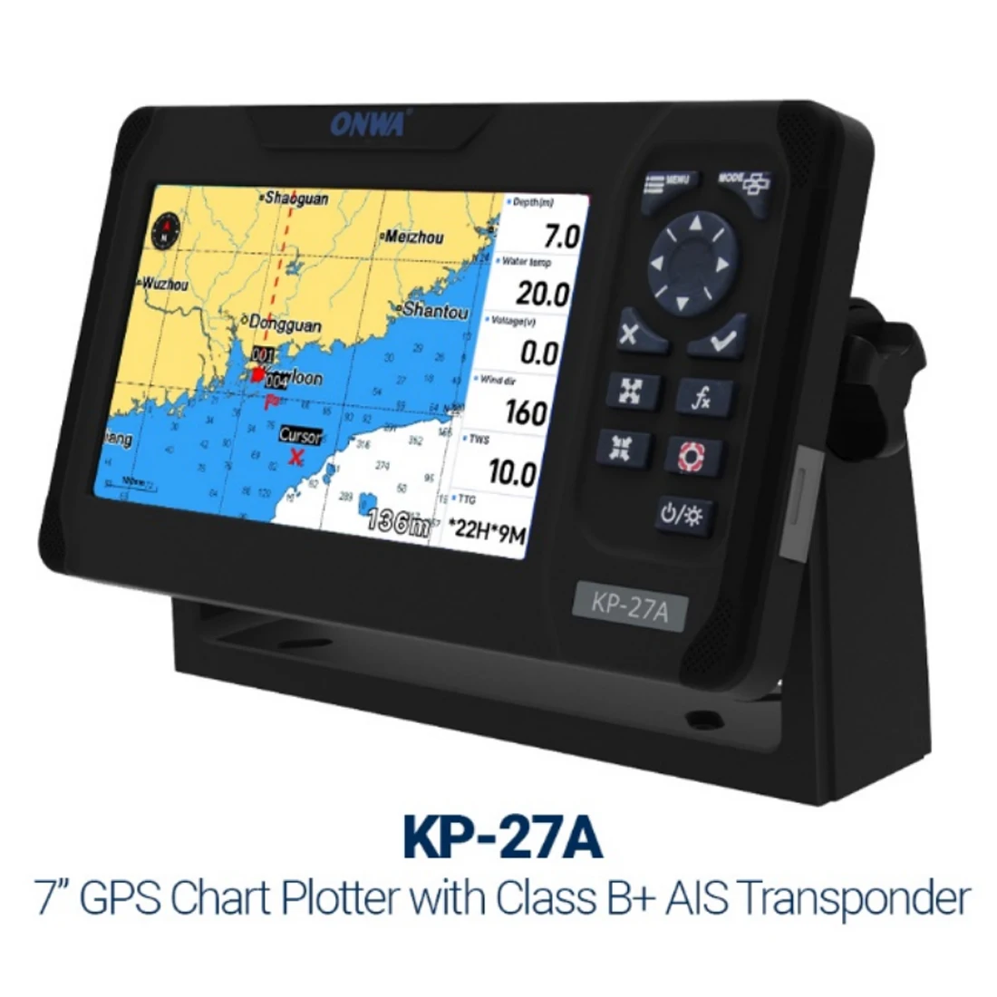 ONWA KP-27A 7-inch Color LCD G - đánh giá và giá Fish Finder Gps