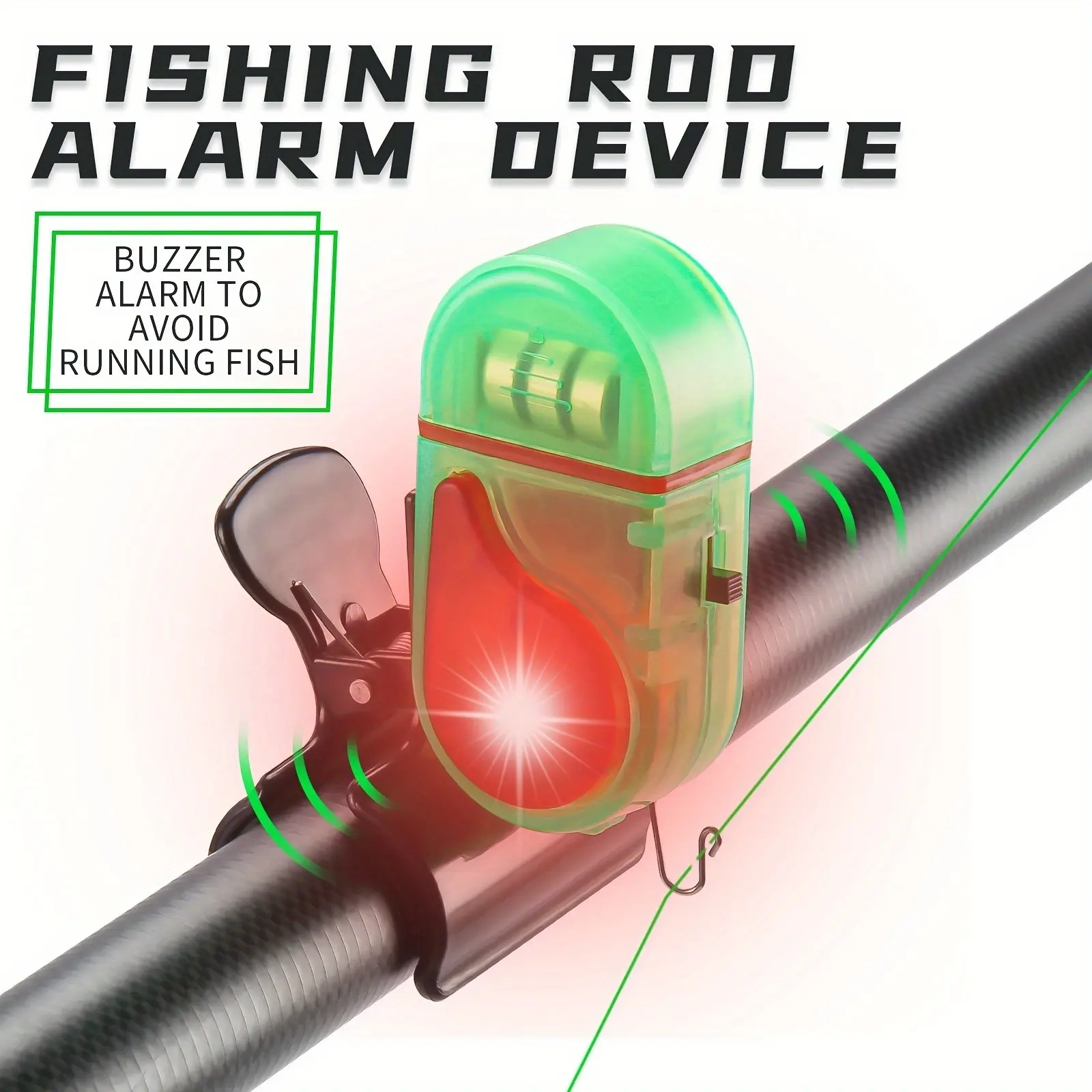 2PCS LED Fishing Bite Alarm, 2 - đánh giá và giá Fish Alarm